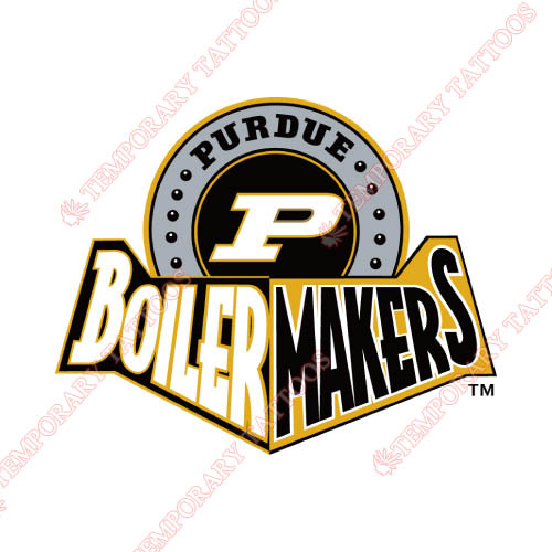 Purdue Boilermakers Customize Temporary Tattoos Stickers NO.5951